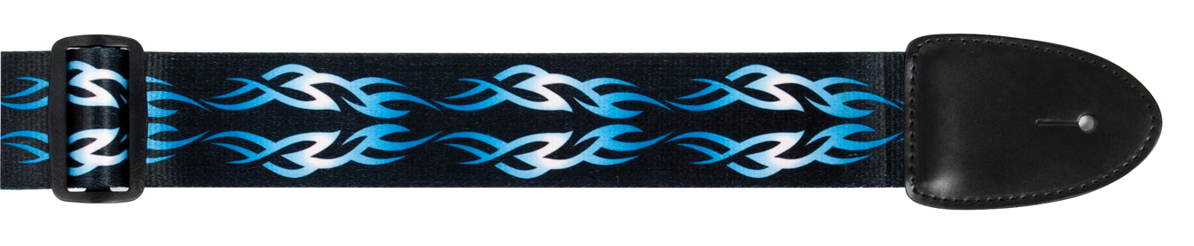 XTR | LS063 | Poly Guitar Strap | Blue/Black Tribal XTR | LS063 | Poly Guitar Strap | Blue/Black Tribal